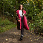 Peignoir de Séchage Imperméable Coupe-Vent, Robe de Changement Doublée Polaire Sherpa Douce, Manteau Veste à Capuche Surdimensionné à Manches Longues pour Enfants, Adultes, Hommes, Femmes, Surf, Plage, Natation, Restez au Sec
