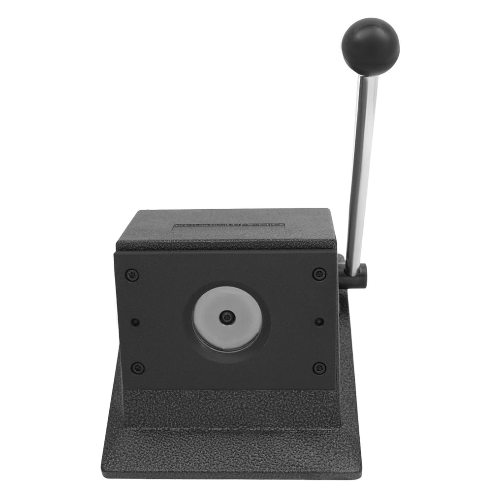 1.46" /37mm Button Paper Cutter, 1.9"/48.5mm Cutting Hole Dia. Round Punch Die Cutter, Professional Badge & Medal Cutting Machine, Manual Circle Cutter for Paper, Cardboard & Thin Leather