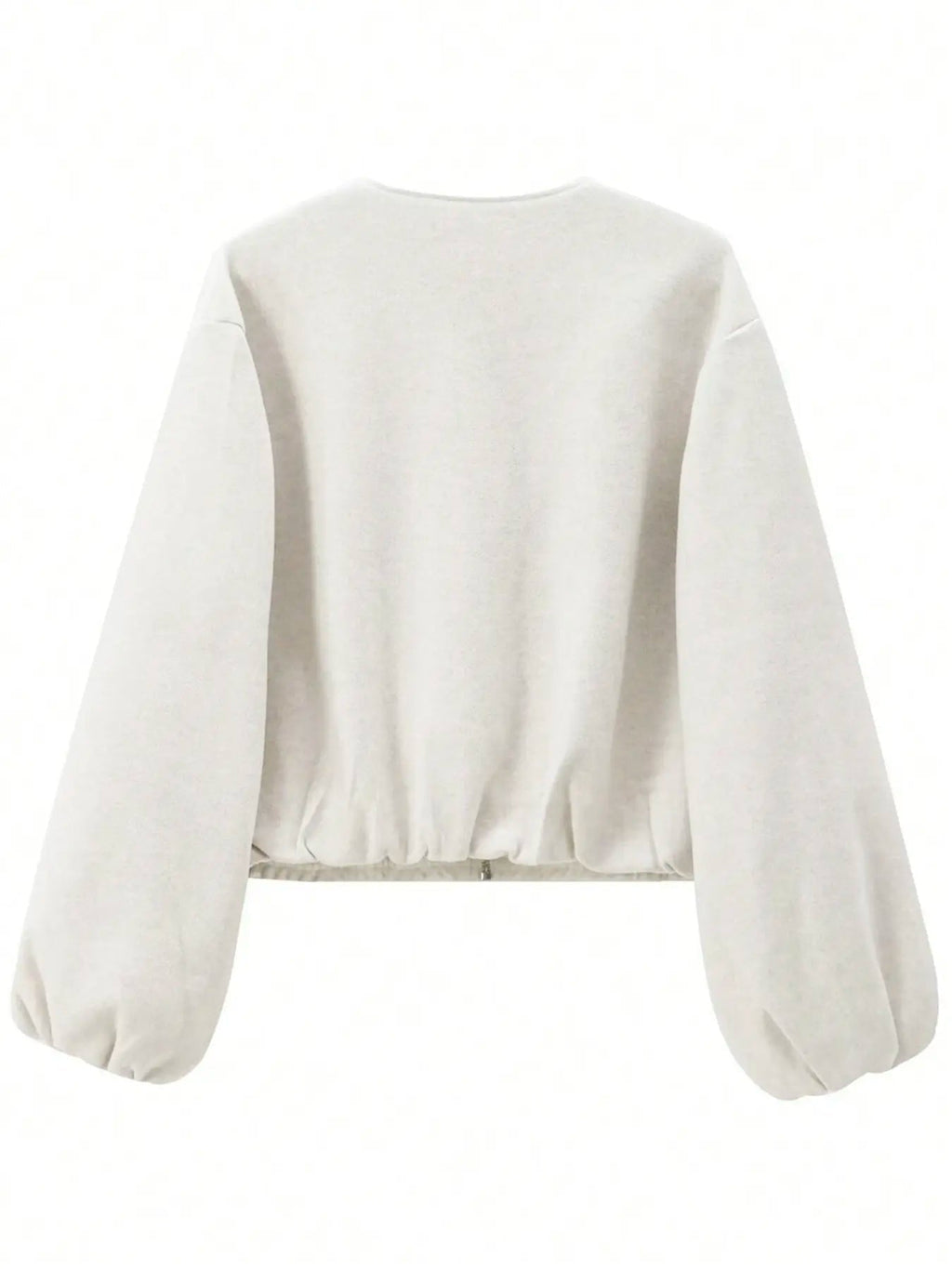 Giacca con Cerniera da Donna, Cappotto Casual da Donna, Perfetto per l'Uso Quotidiano in Autunno e Inverno, Vestibilità Aderente, Tessuto, Spessore Moderato del Tessuto