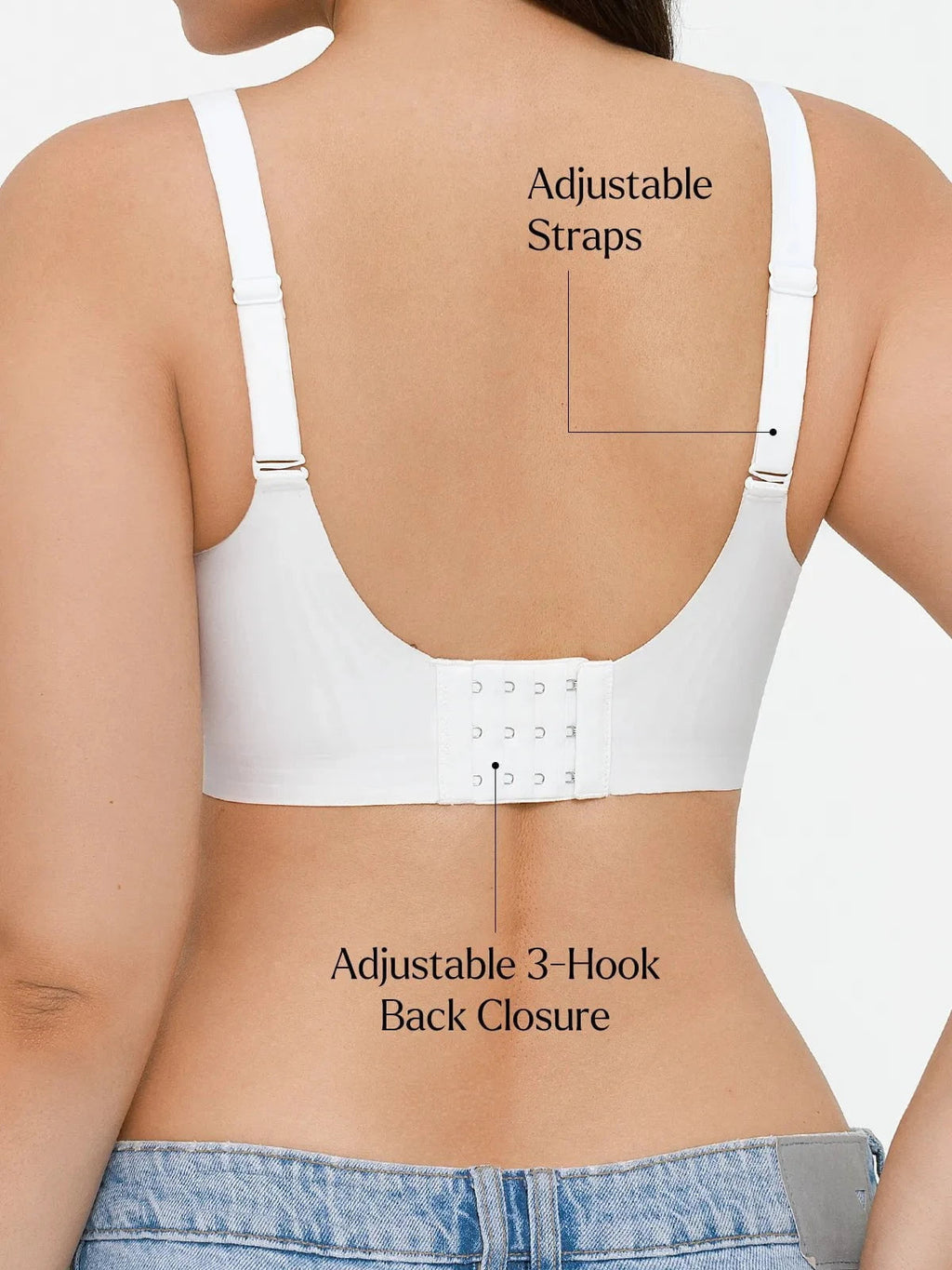 Soutien-gorge sans coutures avec support en gel et maintien des contours