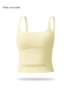 Débardeur de sport uni pour femme