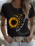 🔥Acquista 3 e ottieni il 15% di sconto🔥T-shirt stampata da donna WDNC per menopausa e perimenopausa