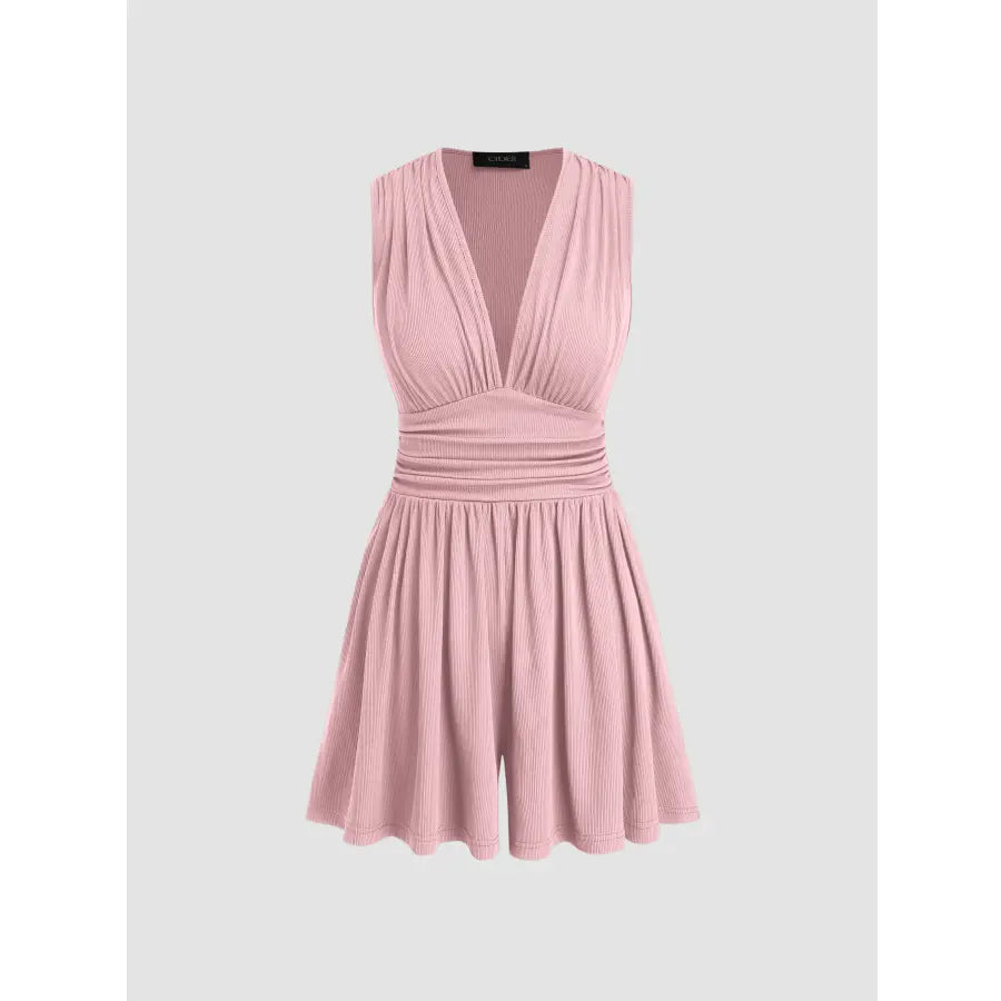 Combinaison bustier à col en V pour femme, printemps/été