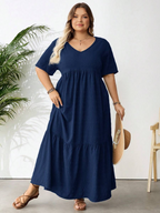 Robe d'été bohème grande taille pour femme