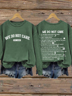 Retro Funny WDNC Menopause Perimenopause Print Sweatshirt