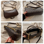 Borsa a mezzaluna di tendenza per donna