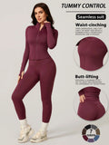 Completo da allenamento da donna a due pezzi slim-fit