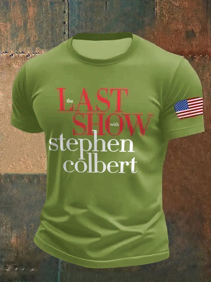 🔥Buy 3 Get 15% Off🔥Men's Retro Last Show Print T-Shirt