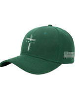 Unisex Faith&Flag Print Baseball Cap