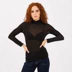 [2026.COUTURE] Maglia Giulia Basic a Maniche Lunghe in Misto Cashmere