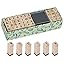 30PCS Wooden Rubber Stamps, Vintage Wood Letter, Mini Cute Emoji Stamps for Cards Making DIY Scrapbooking Photo Album Decoration