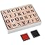 10 Pcs Number Stamps Set, Wooden Number Rubber Stamps 0-9 with 2 Colors Stamp Pad, Craft Ink Digits Stamp for Calendar Scrapbooking Card Making DIY Crafting Back to School Supplies Gifts