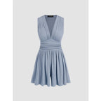 Combinaison bustier à col en V pour femme, printemps/été
