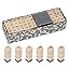 30PCS Wooden Rubber Stamps, Vintage Wood Letter, Mini Cute Emoji Stamps for Cards Making DIY Scrapbooking Photo Album Decoration
