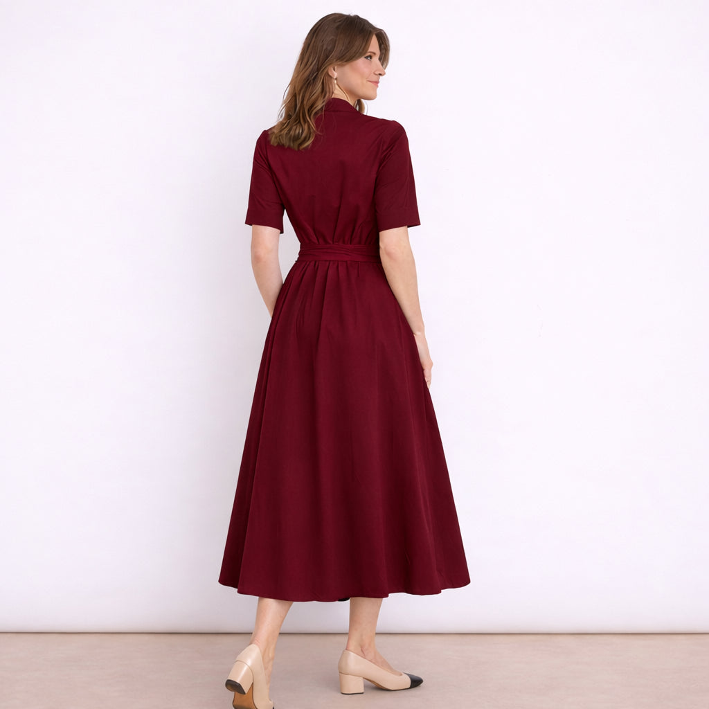 [2026.COUTURE] Jolie, Vestito Chemisier Con Cintura
