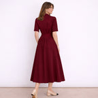 [2026.COUTURE] Jolie, Vestito Chemisier Con Cintura