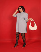 OVERSIZE T-SHIRT WITH SHOULDER PADS