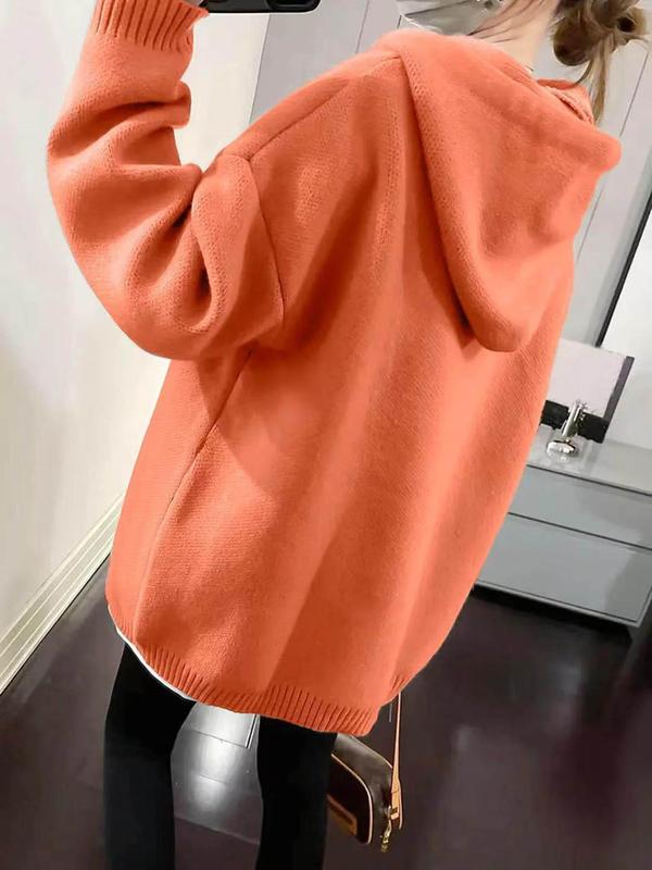 Felpa con cappuccio stampata cartoni animati da donna, felpa casual alla moda a maniche lunghe con coulisse per tutti i giorni, vacanze e attività all'aperto, maglieria da donna per autunno e inverno, maglioni da donna