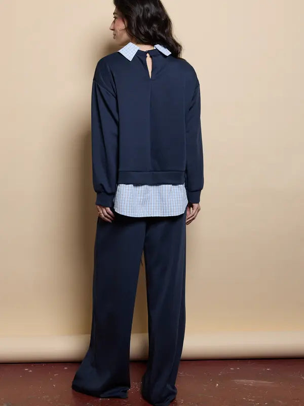 Ensemble deux-pièces pour femme, comprenant un haut et un pantalon