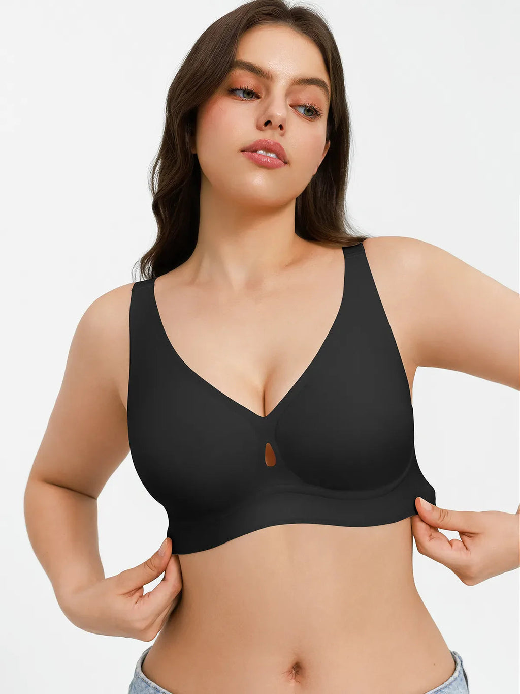 Soutien-gorge sans coutures avec support en gel et maintien des contours