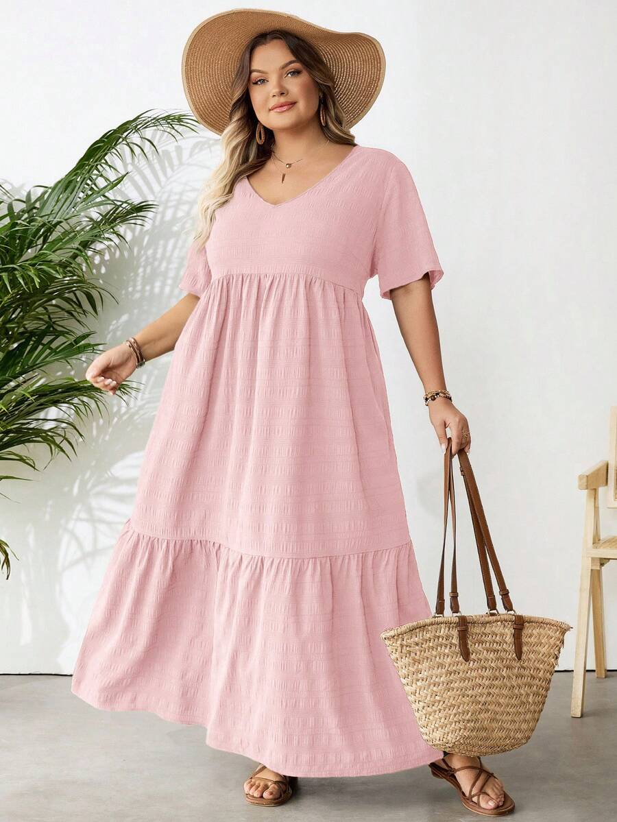 Robe d'été bohème grande taille pour femme