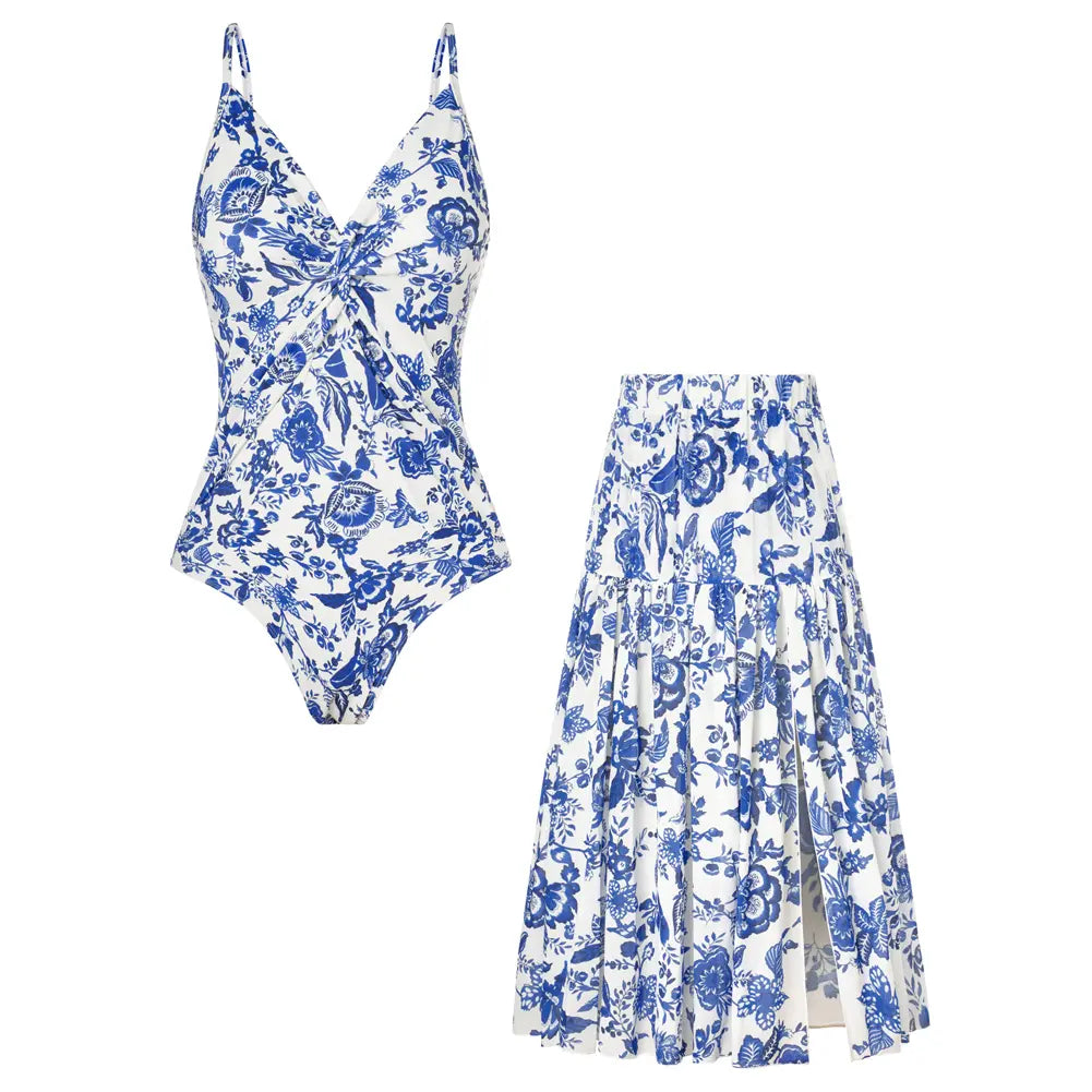 Ensemble de maillots de bain deux pièces, style décontracté et vacances, idéal pour la plage et la piscine estivales