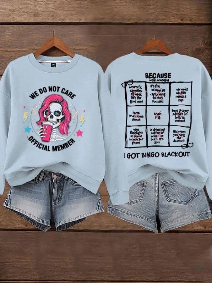 Women's   Menopause And Perimenopause Print Sweatshirt