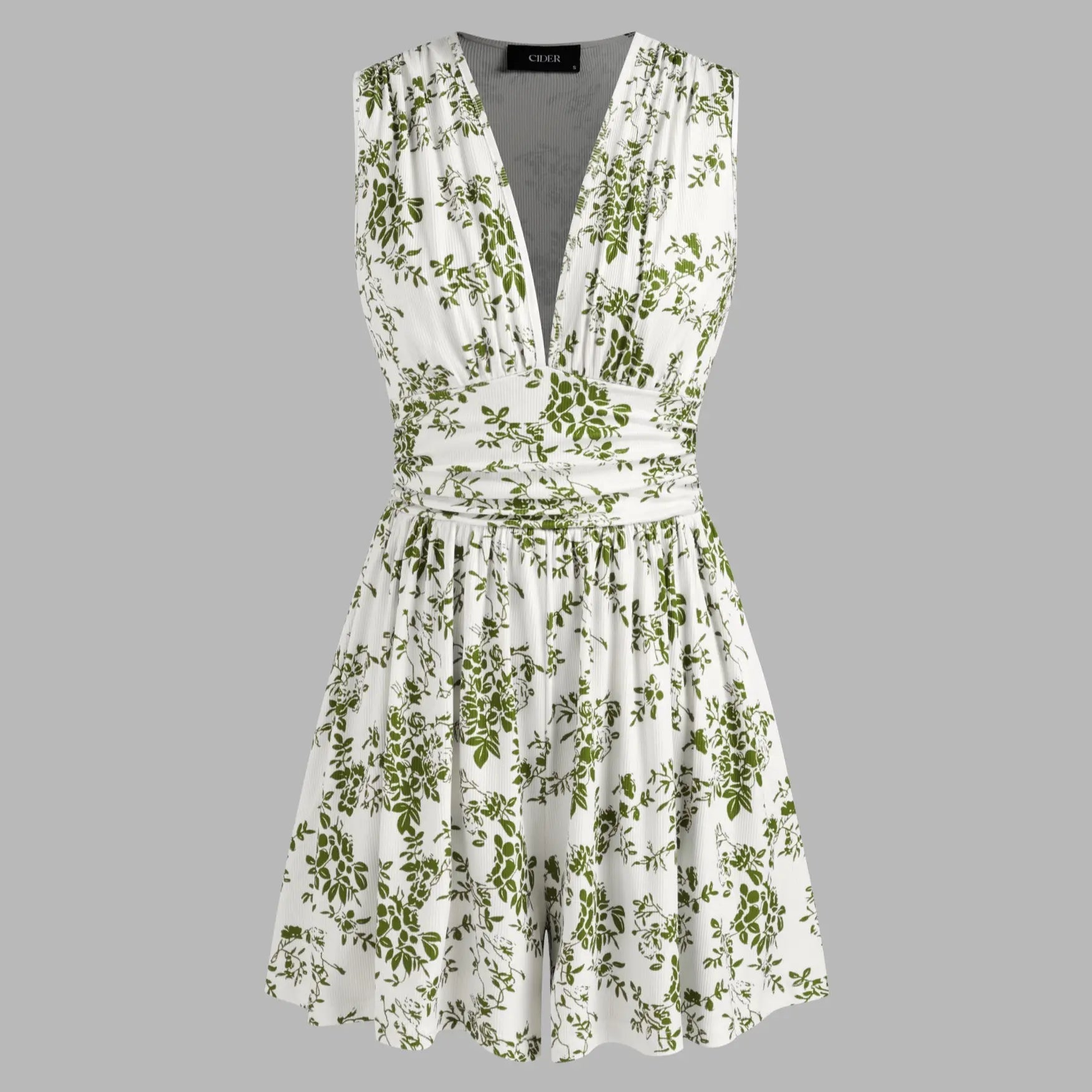 Combinaison bustier à col en V pour femme, printemps/été