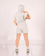 Tuta pantaloncino particolare