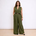 [2026.COUTURE] Jumpsuit Gessata Con Cintura