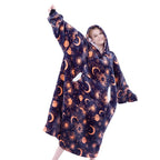 Coperta Indossabile con Cappuccio Oversize in Pile Sherpa, Felpa con Cappuccio con Maniche, Coperta con Cappuccio Accogliente e Gigante Extra Lunga per Adulti Donna Regalo Invernale (Fragola)