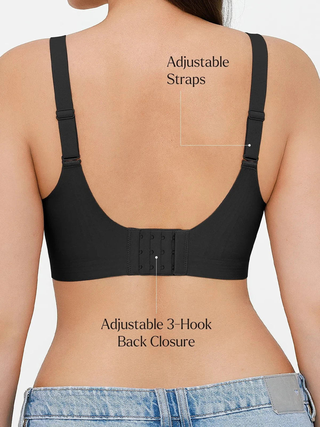 Soutien-gorge sans coutures avec support en gel et maintien des contours