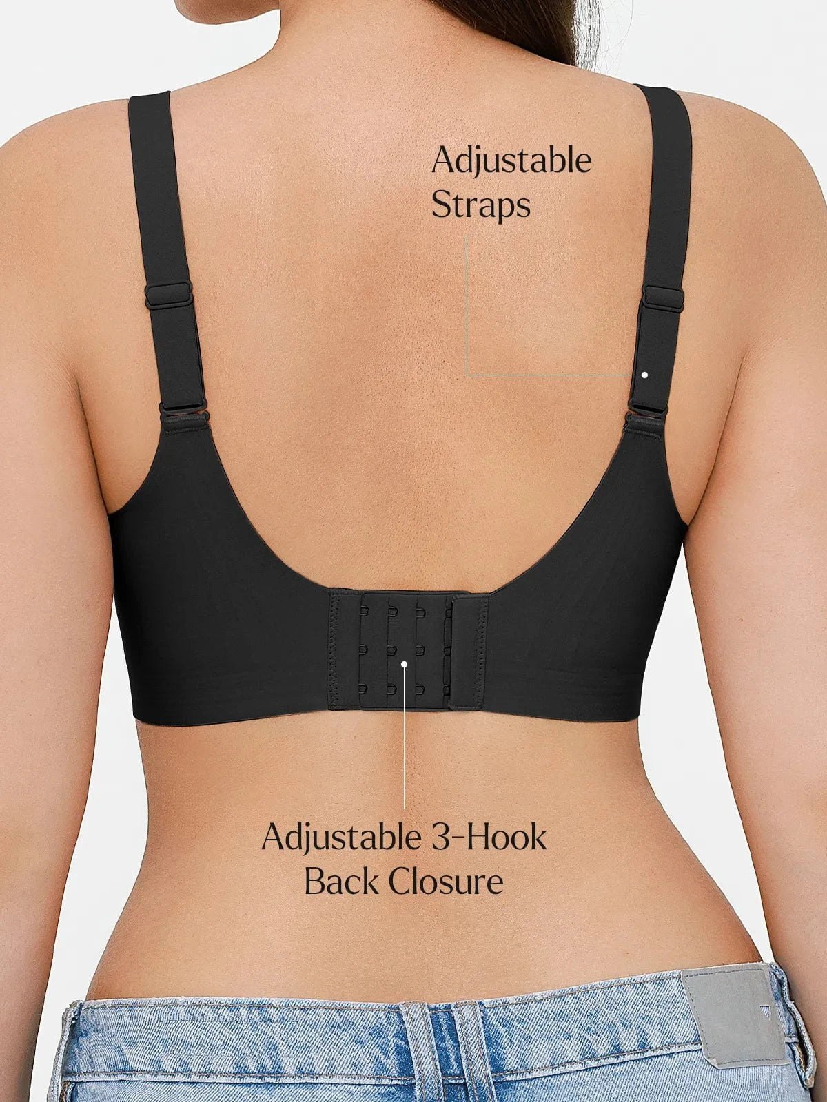 Soutien-gorge sans coutures avec support en gel et maintien des contours