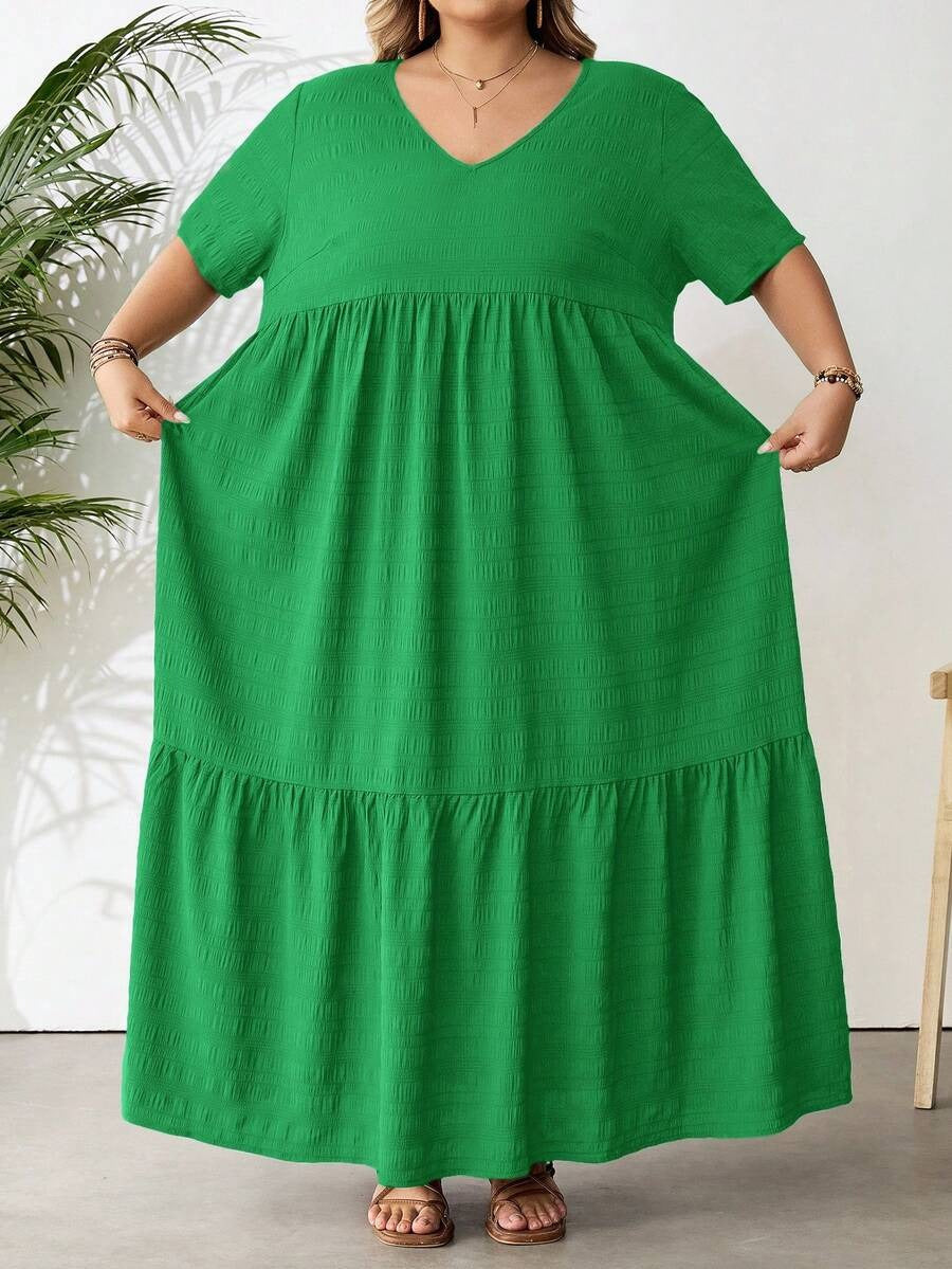 Robe d'été bohème grande taille pour femme