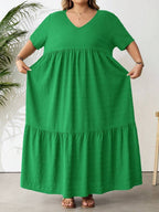 Robe d'été bohème grande taille pour femme