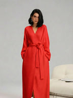 Women's Double-Sided Fleece Robe