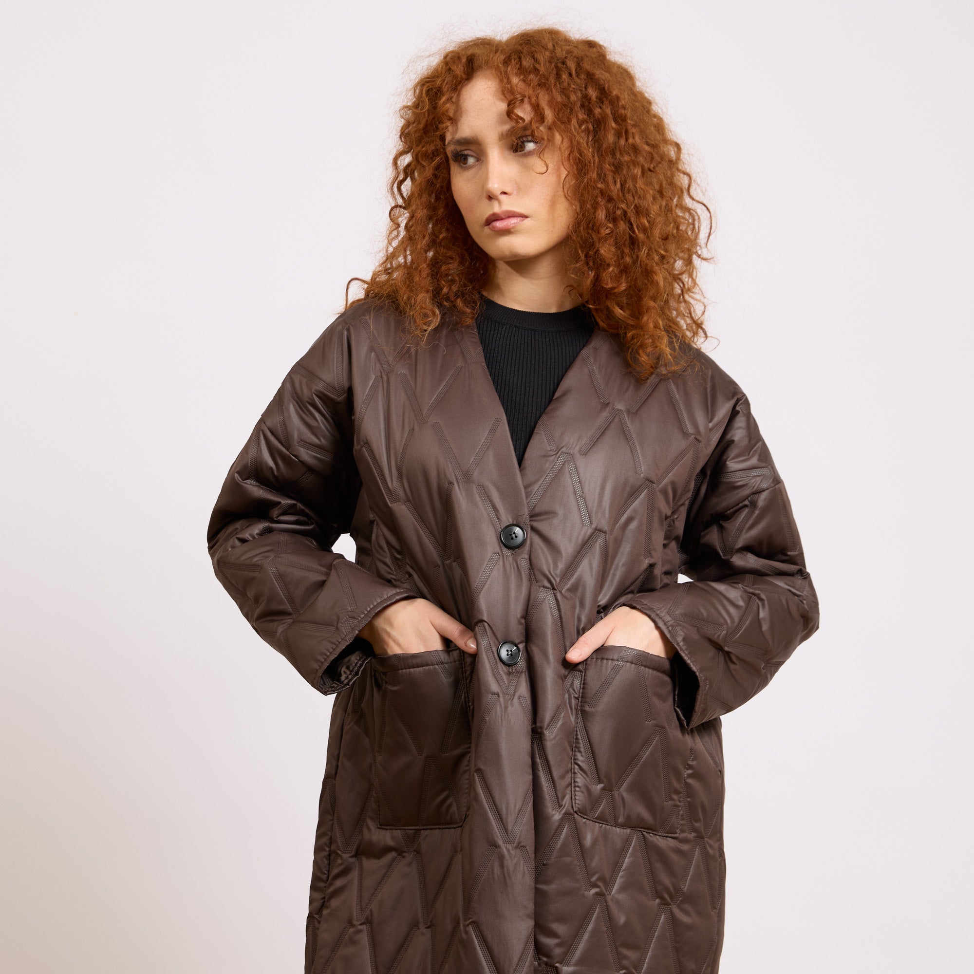 [2026.COUTURE] Piumino Lungo Trapuntato