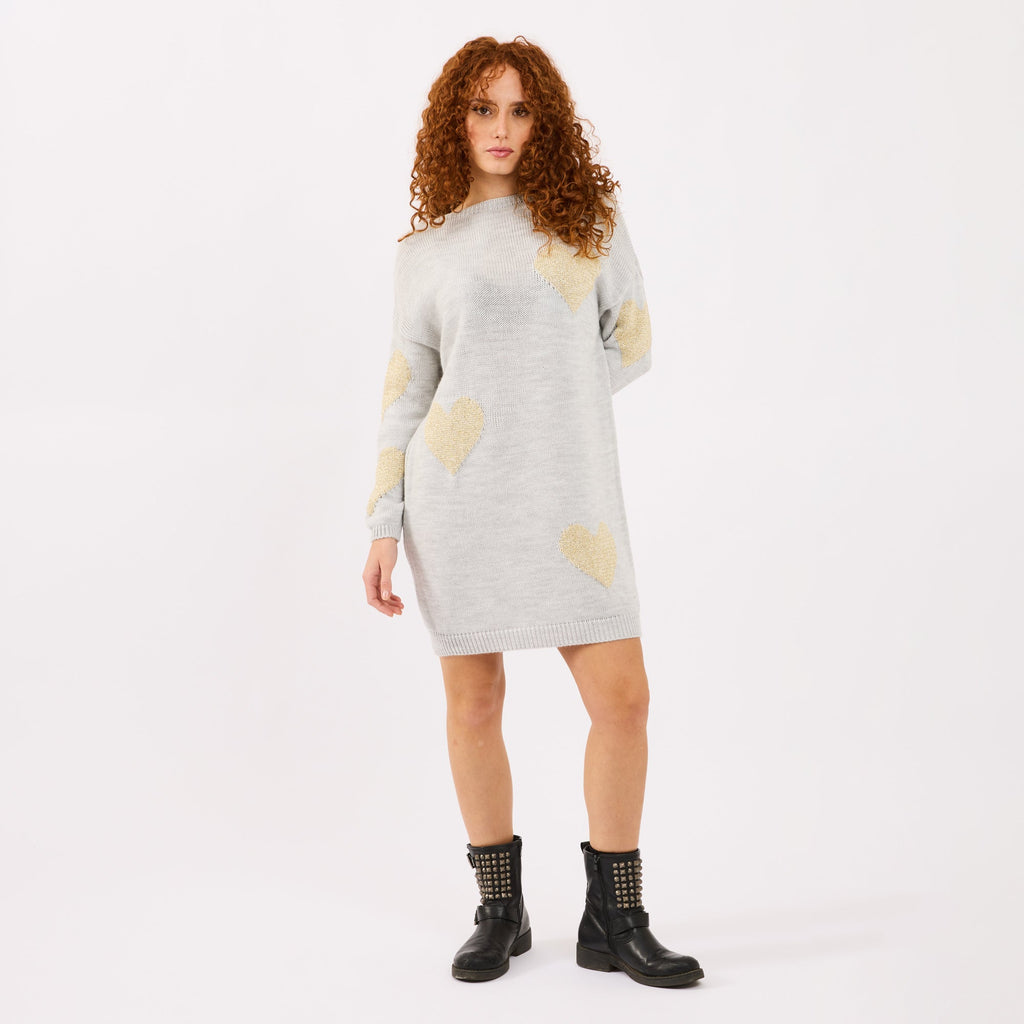 [2026.COUTURE] Vestito Love, In Maglia Con Cuori