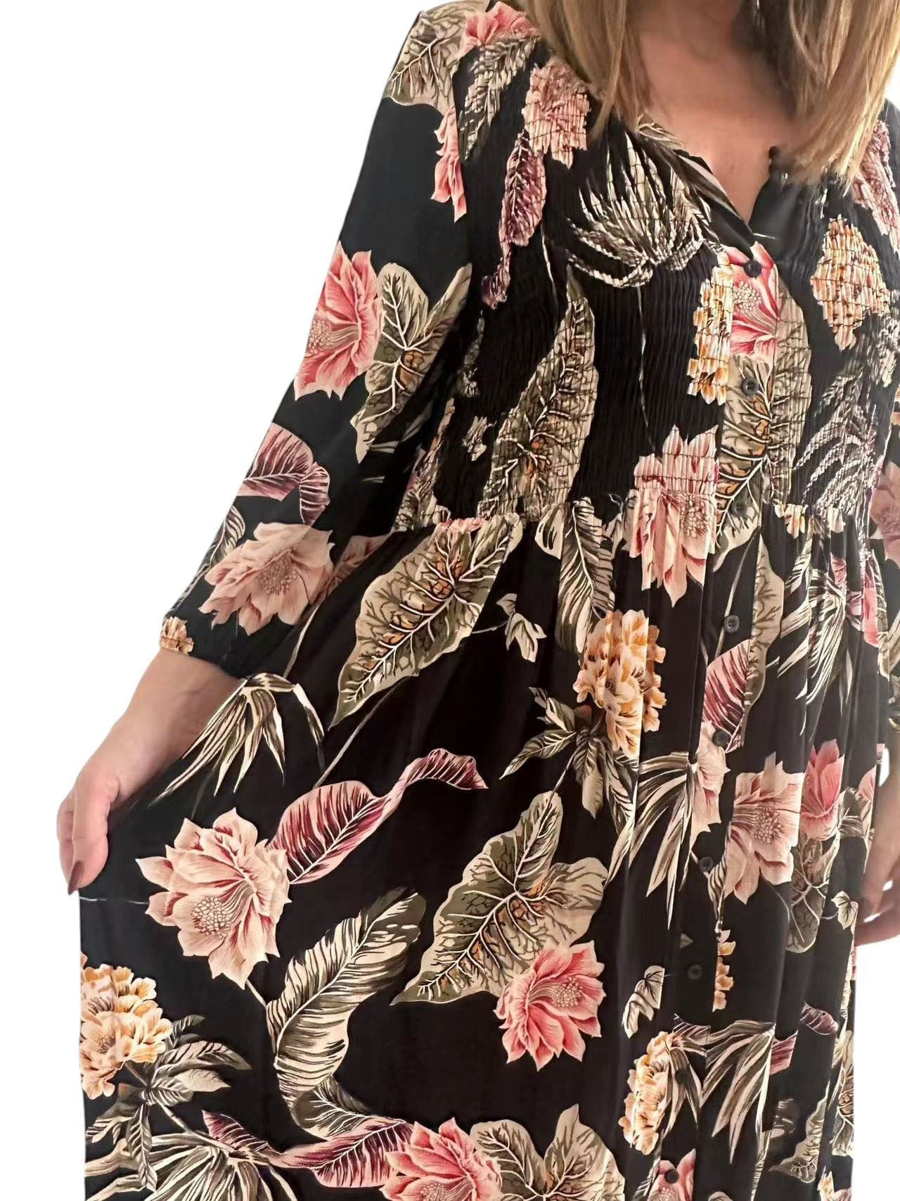 [2026.COUTURE] Abito Chloe, Floreale Linea Curvy