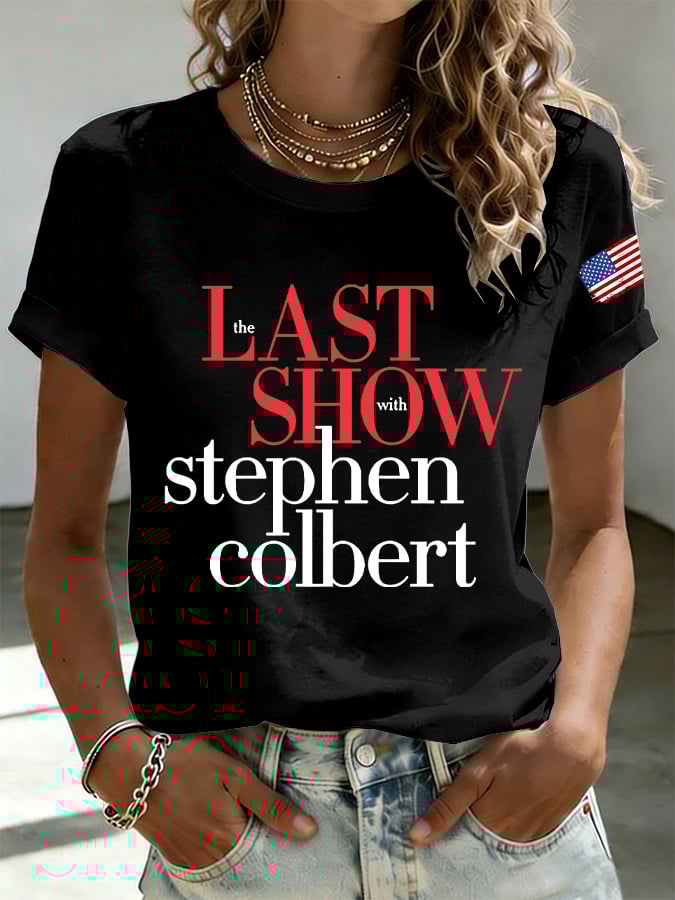 Retro Last Show Print T-Shirt