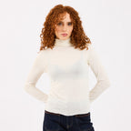 [2026.COUTURE] Maglia Giulia Basic a Maniche Lunghe in Misto Cashmere