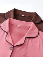 Ensemble cardigan à revers pour femmes, tricot décontracté ample à manches longues, tenue d'intérieur automne et hiver, 2 pièces