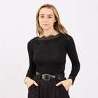 [2026] Maglia Misto Cashmere A Maniche Lunghe