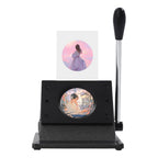 1.46" /37mm Button Paper Cutter, 1.9"/48.5mm Cutting Hole Dia. Round Punch Die Cutter, Professional Badge & Medal Cutting Machine, Manual Circle Cutter for Paper, Cardboard & Thin Leather