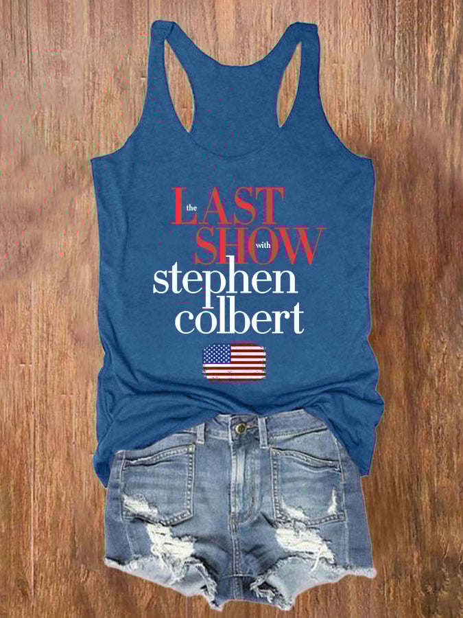 🔥Buy 3 Get 15% Off🔥Retro Last Show Print Tank Top