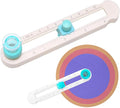 Taglierine circolari per l'artigianato, taglierina circolare fai da te, taglierina circolare per carta, regolabile di qualsiasi dimensione 2-20 cm, fornita con protezione della lama inferiore, funzionamento semplice e taglio liscio