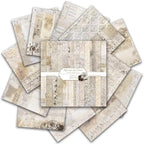 12x12 Vintage Scrapbook Paper, 24 Sheets/24 Designs Double-Sided Floral Patterned Paper for DIY Card Making Photo Album Journal Decor