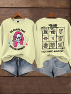Women's   Menopause And Perimenopause Print Sweatshirt