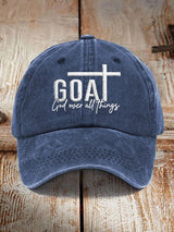 Unisex Retro God Over All Things Hat