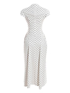 Maxi Abito A-Line Senza Maniche Slim-Fit